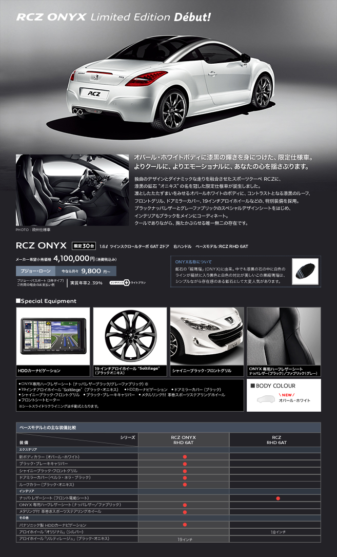 RCZ ONYX Debut!_sec1
